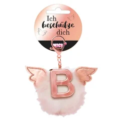 Nici -Nici nici bag pendant plush pompom letter b key ring